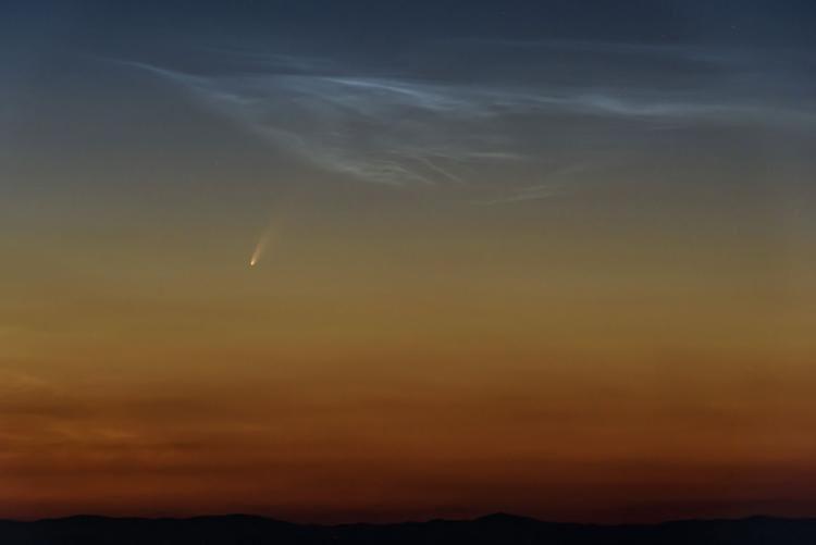(عکس) تماشای نئو وایز درخشان ترین ستاره دنباله دار را از دست ندهید