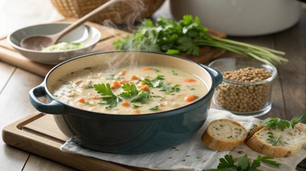 طرز تهیه سوپ ماست و گشنیز خانگی خوش عطر و مقوی طرز تهیه سوپ ماست و گشنیز خانگی خوش عطر و مقوی