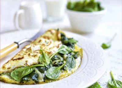 5 طرز تهیه املت اسفناج ساده و پنیری