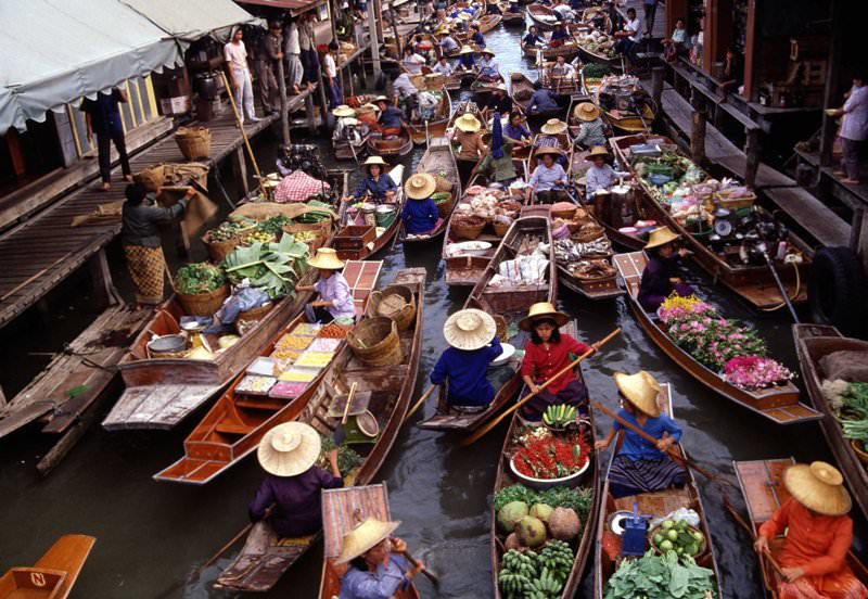 Bangkok Damnoen Saduak آشنایی با بازار دامنون سادوآک